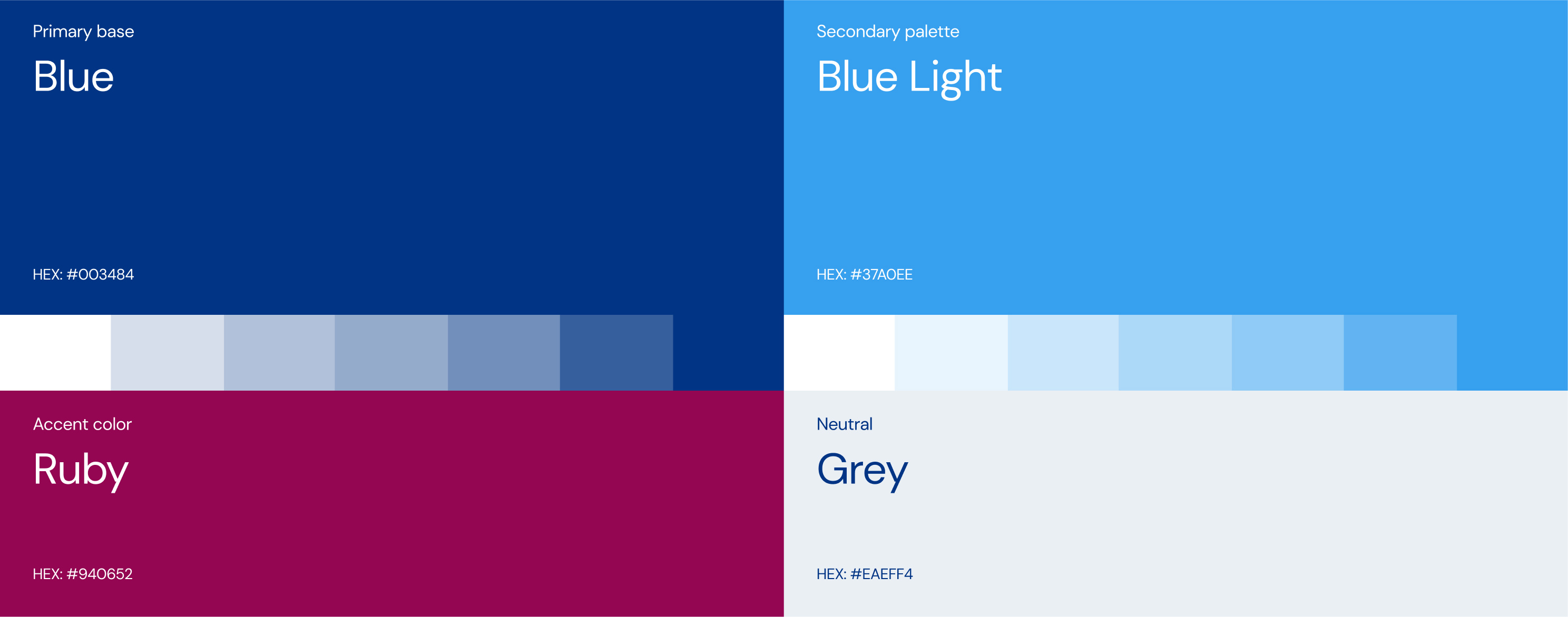 1 Color palette